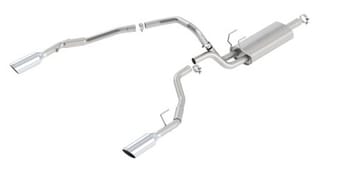 borla 09-14 dodge ram 1500 5.7l v8 2/4wd crew/extended cab ss catback exhaust 140307 - image