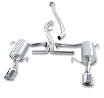 borla 08-10 subaru impreza 2.5i sedan 4dr ss catback exhaust 140324 - image