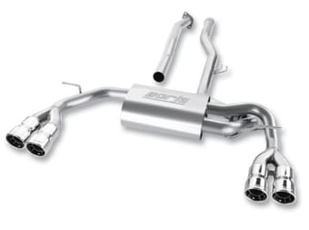 borla 10-14 genesis coupe 2.0l turbo only at/mt rwd 2dr catback exhaust 140350 - image