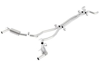 borla 10-13 chevy camaro ss 6.2l v8 atak catback exhaust incl. x pipe works w/gfx package 140378 - image