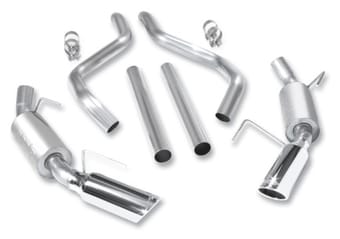 borla 05-09 ford mustang gt/bullitt atak catback exhaust 140382 - image