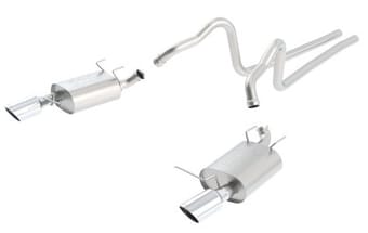 borla 11-12 ford mustang 3.7l at/mt rwd 2dr atak ss catback exhaust 140398 - image