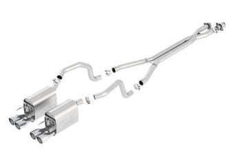 borla 09-11 chevrolet corvette 6.2l v8 aggressive atak catback exhaust 140414 - image