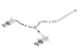borla 11-14 subaru impreza wrx/sti sedan 4dr atak ss catback exhaust 140418 - image