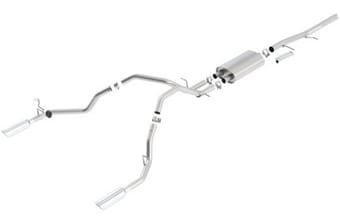 borla 09-11 chevrolet silverado / 09-11 gmc sierra s-type ss catback exhaust 140429 - image