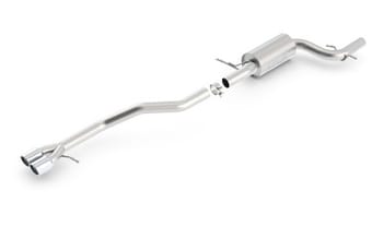 borla 12 volkswagen jetta gli sedan 2.0l 4cyl ss catback exhaust 140472 - image