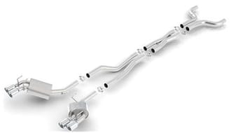 borla 12-14 chevrolet camaro zl1 coupe 6.2l 8cyl at/mt 6spd rwd aggressive atak catback exhaust 140495 - image