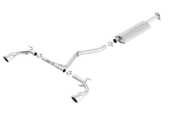 borla 13-15 scion fr-s 2.0l 4cyl 6spd / 13 subaru brz 2.0l 4cyl 6spd ss catback exhaust 140496 - image