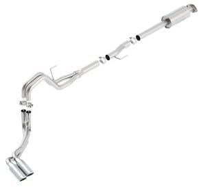 borla 15-16 ford f-150 3.5l ecoboost ext. cab std. bed catback exhaust atak truck side exit 140619 - image