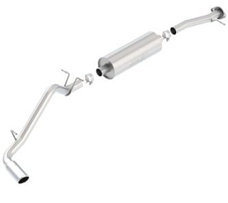 borla 15-16 chevy colorado/canyon crew cab std. bed / ext cab lb cb exht s-type right rear exit 140645 - image