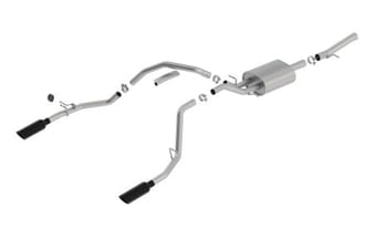 borla 14-18 chevrolet silverado 1500 5.3l v8 at/mt regular cab standard bed atak exhaust 140718bc - image