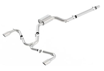 borla 15-17 volkswagen gti (mk7) 2.0t at/mt ss s-type catback exhaust 140750 - image