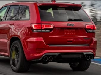 borla 2018+ jeep grand cherokee trackhawk 6.2l v8 awd 3in atak catback exhaust (uses factory tips) 140756 - image