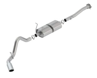 borla 15-19 chevy silverado 2500 6.0l cc/std bed/153.7in wb s-type catback exhaust 140762 - image