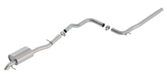 borla 2019 volkswagen jetta 1.4l 2.5in pipe dia 2.5in tip turn down pipe s type catback exhaust 140763 - image