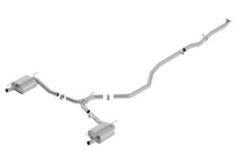 borla 18-19 honda accord sport 2.0l turbo fwd at/mt 4dr 2.25in/2.75in s-type catback exhaust 140786 - image