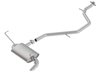 borla 2019 corolla se/xse 2.0l at/mt fwd 4dr hatchback 2in s-type exhaust turn down tip 140790 - image