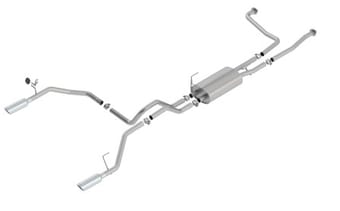 borla 16-19 nissan titan 5.6l v8 2wd/4wd s-type catback exhaust 140796 - image