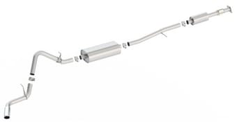 borla s-type cat-back 19-20 chevrolet silverado side exit exhaust 140800 - image