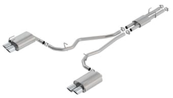 borla 2020 ford explorer st 3.0l v6 2.25in atak exhaust - chrome tips 140821 - image