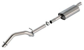 borla 18-20 jeep wrangler jlu 2.0l i4 climber turn down exit cat-back exhaust 140822 - image