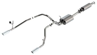 borla 19-22 ram 1500 3.6l v6 4dr 140.5/144.6/153.5 wheel base 2.25in s-type cat-back exhaust 140852 - image