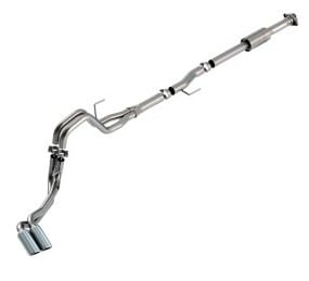 borla f-150 2021 2.7l/3.5l 4dr cc sb ec stb lari/king r/plinum/ltd 3/2.25 dse cat-back ak chr tips 140872 - image
