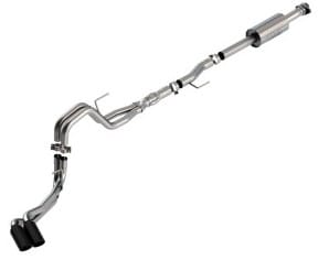borla f-150 2021 5.0l 4dr cc sb ec stb lariat/kr/platnm/ltd 3/2.25 dse cat-back atak black chr tips 140875bc - image