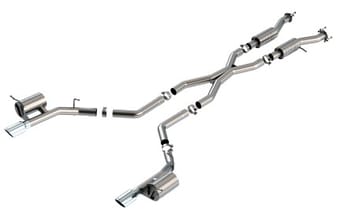 borla 2021+ dodge durango srt hellcat 6.2l v8 awd atak cat-back exhaust system - t-304ss 140886 - image