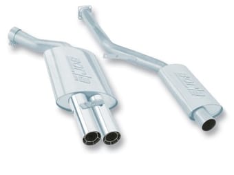 borla 78-82 porsche 928 base 4.5l ss catback exhaust system 14276 - image