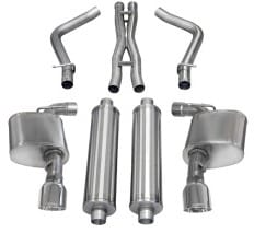 borla 93-95 chevy camaro z28 / pontiac firebird formula/trans am 3in adj system ss catback exhaust 14464 - image