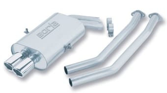 borla 92-93 bmw 325i/95-99 m3/96-99 328i (various models) ss catback exhaust sys 14553 - image