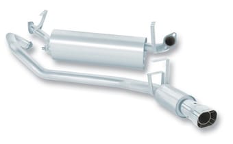 borla 95-97 toyota land cruiser 4dr 4.5l 6cyl at 4spd 4wd ss catback exhaust system 14590 - image