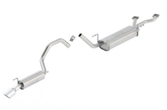 borla 98-04 lexus lx470/toyota land cruiser stainless steel catback exhaust 14814 - image
