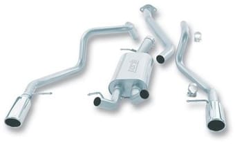 borla 99-07 chevy silverado 5.3l/4.8l catback exhaust 14824 - image
