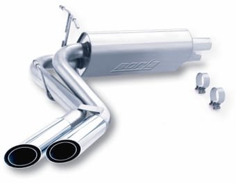 borla 99-04 ford f-150 lightning std cab pick up 2dr ss catback exhaust 14872 - image