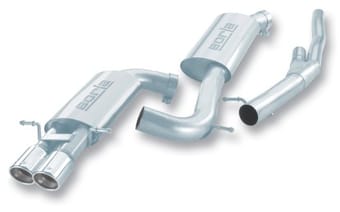 borla 00-02 audi s4 2.7l 6cyl awd ss catback exhaust 14902 - image