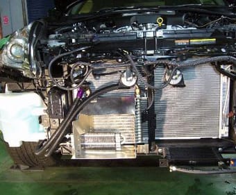 hks 2009+ nissan 370z s-type single oil cooler kit 15004-an024 - image