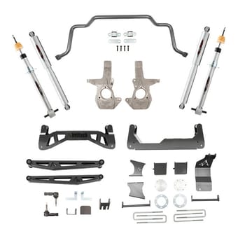 belltech 16-18 chevrolet silverado / gmc sierra 1500 4wd 7-9in suspension lift kit w/ shocks 150203tps - image