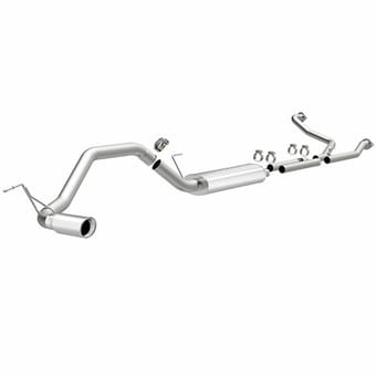 magnaflow 2010-2019 nissan frontier street series cat-back performance exhaust system 15580 - image