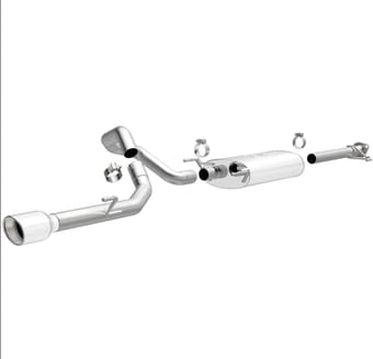 magnaflow 12-22 toyota 4runner v6 4.0l single straight p/s rear exit ss cat back performance exhaust 15145 - image
