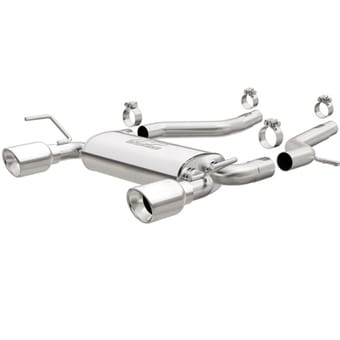 magnaflow 2013-2018 cadillac ats street series axle-back performance exhaust system 15196 - image