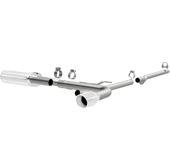 magnaflow 13-18 ford fusion l4 1.6l turbo stainless cat back performance exhaust 15229 - image