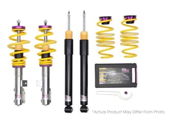 kw coilover kit v2 volkswagen golf viii r w/ electronic dampers 152800cx - image