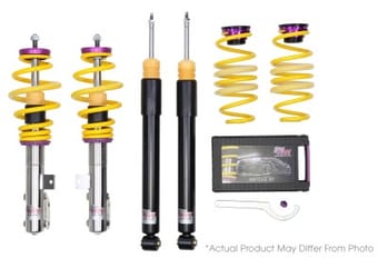 kw coilover kit v2 vw eos (1f); all models all engines fwd w/ dcc 15280108 - image