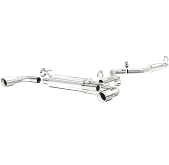 magnaflow 2014 jeep cherokee v6 3.2l cat-back ss dual split rear exit perf exhaust 15292 - image