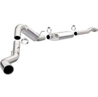 magnaflow 14-18 chevy/gmc silverado/sierra 1500 v8 6.2l ss cat-back single p/s rear side exit exhaust 15318 - image