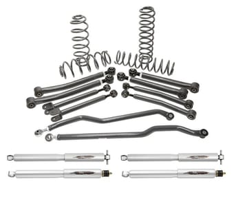 belltech 07-17 wrangler rubicon unlimited jk 4dr 4in. lift kit 153201tp - image