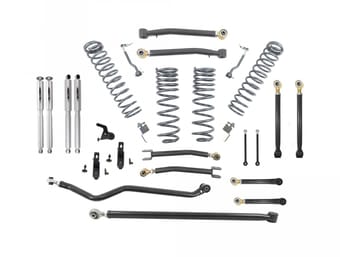 belltech 20-21 gladiator jt rubicon 4in. lift lift kit w/ trail performance shocks 153206tp - image