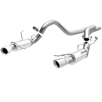 magnaflow ford mustang/shelby gt500 competition series cat-back performance exhaust system 15590 - image